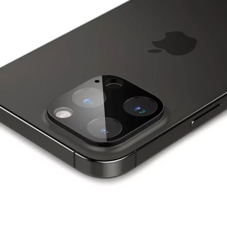 Folie Camera pentru iPhone 14 Pro / iPhone 14 Pro Max - Techsuit Full Camera Glass - Black