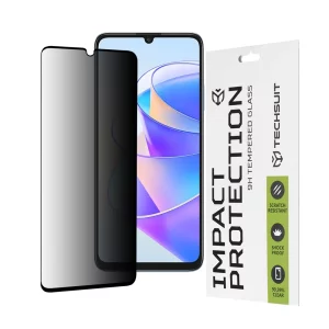 Folie pentru Honor X7a - Techsuit 111D Privacy Full Glue - Black