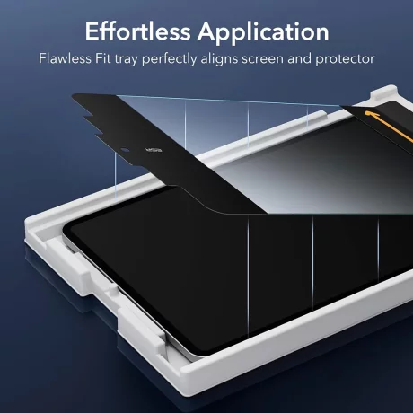 Folie pentru iPad Pro 12.9 (2018 / 2020 / 2021 / 2022) (set 2) - ESR Armorite Screen Protector - Clear
