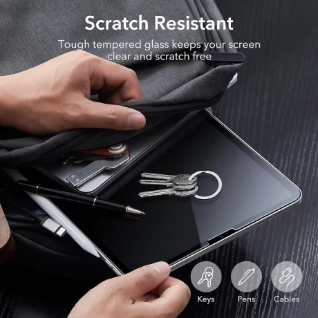 Folie pentru iPad Pro 12.9 (2018 / 2020 / 2021 / 2022) (set 2) - ESR Armorite Screen Protector - Clear
