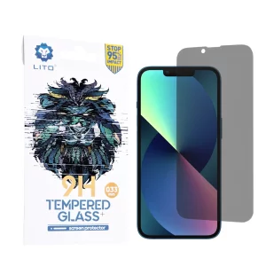 Folie pentru iPhone 13 / iPhone 13 Pro / iPhone 14 - Lito 2.5D Classic Glass - Privacy