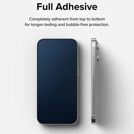 Folie pentru iPhone 15 Pro Max - Ringke Tempered Glass - Black
