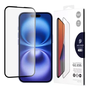 Folie pentru iPhone 16 - Dux Ducis Tempered Glass - Black