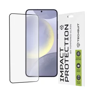 Folie pentru Samsung Galaxy S24 Plus - Techsuit 111D Full Cover / Full Glue Glass - Black
