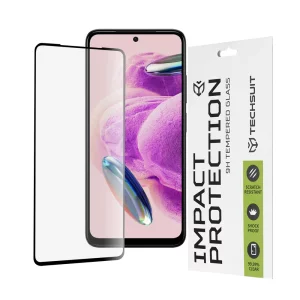 Folie pentru Xiaomi Redmi Note 12S - Techsuit 111D Full Cover / Full Glue Glass - Black