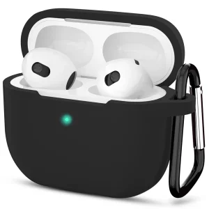 Husa pentru Apple AirPods 3 - Techsuit Silicone Case - Black