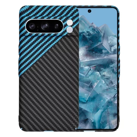 Husa pentru Google Pixel 8 Pro - Techsuit Carbonite FiberShell - Blue Pulse