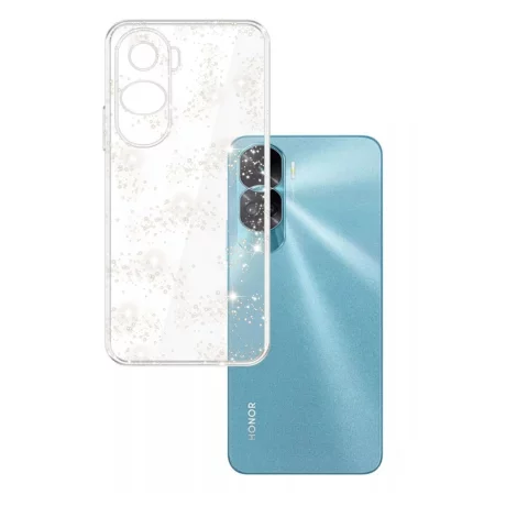 Husa pentru Honor 90 Lite - Techsuit SparkleSkin Series - Clear