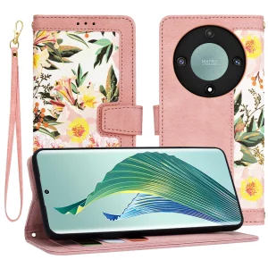 Husa pentru Honor Magic5 Lite - Techsuit FlipCraft - Sweetheart Pink