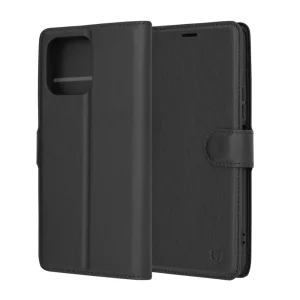 Husa pentru Honor X8a - Techsuit Leather Folio - Black