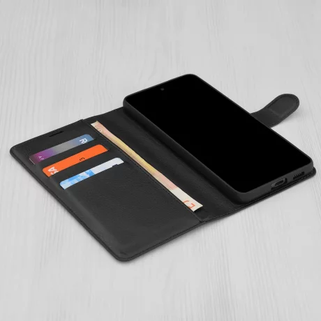 Husa pentru Huawei nova 12i - Techsuit Leather Folio - Black