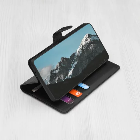Husa pentru Huawei nova 12i - Techsuit Leather Folio - Black