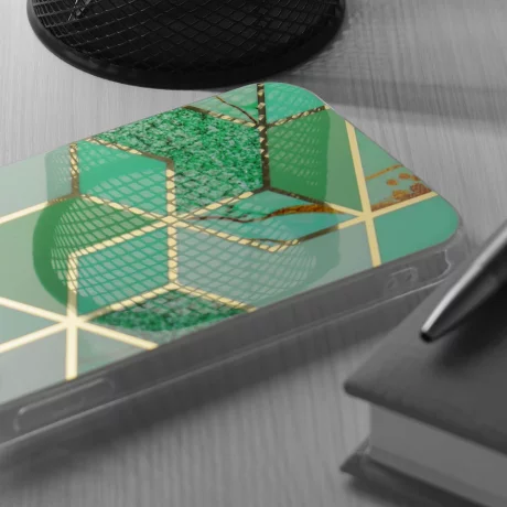 Husa pentru Huawei nova 9 / Honor 50 - Techsuit Marble Series - Green Hex