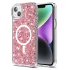 Husa pentru iiPhone 14 Plus / iPhone 15 Plus - Techsuit Sparkly Glitter MagSafe - Pink