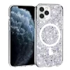 Husa pentru iPhone 11 Pro - Techsuit Sparkly Glitter MagSafe - White
