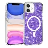 Husa pentru iPhone 11 - Techsuit Sparkly Glitter MagSafe - Purple