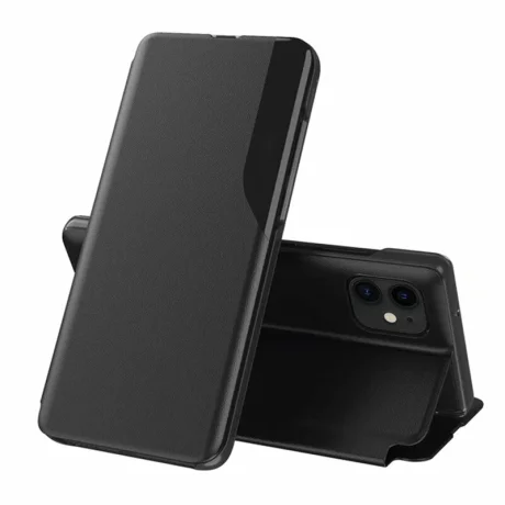 Husa pentru iPhone 12 / iPhone 12 Pro - Techsuit eFold Series - Black