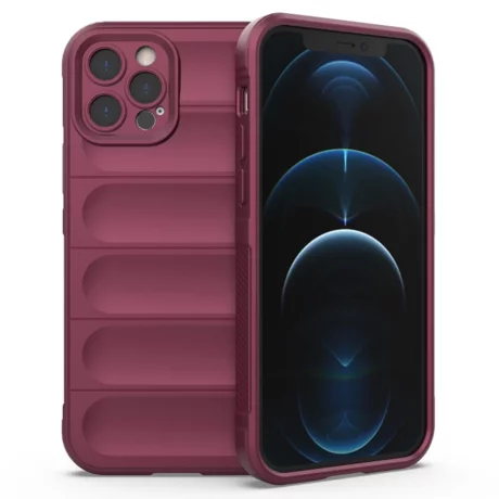 Husa pentru iPhone 12 Pro Max - Techsuit Magic Shield - Bordeaux