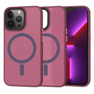 Husa pentru iPhone 13 Pro - Techsuit HaloFrost MagSafe Series - Bordeaux