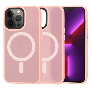 Husa pentru iPhone 13 Pro - Techsuit HaloFrost MagSafe Series - Pink