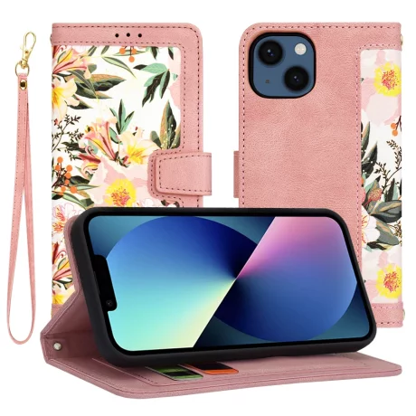 Husa pentru iPhone 13 - Techsuit FlipCraft - Sweetheart Pink