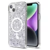 Husa pentru iPhone 14 Plus / iPhone 15 Plus - Techsuit Sparkly Glitter MagSafe - White