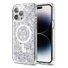 Husa pentru iPhone 14 Pro Max - Techsuit Sparkly Glitter MagSafe - White