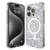 Husa pentru iPhone 15 Pro Max - Techsuit Sparkly Glitter MagSafe - White