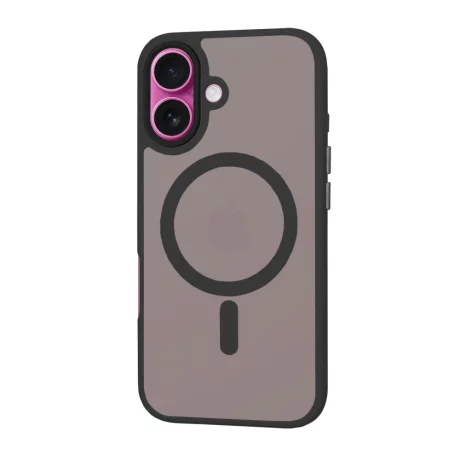 Husa pentru iPhone 16 Plus - Techsuit HaloFrost MagSafe Series - Black