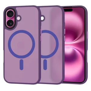 Husa pentru iPhone 16 Plus - Techsuit HaloFrost MagSafe Series - Deep Purple