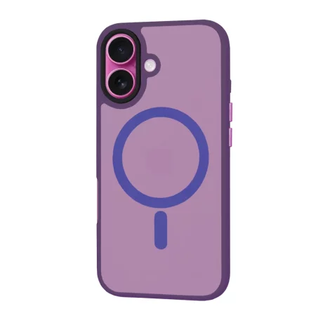 Husa pentru iPhone 16 Plus - Techsuit HaloFrost MagSafe Series - Deep Purple