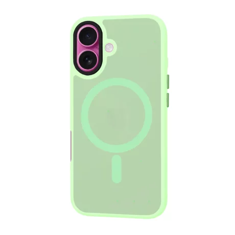 Husa pentru iPhone 16 Plus - Techsuit HaloFrost MagSafe Series - Light Green