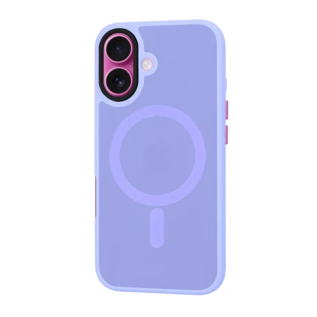 Husa pentru iPhone 16 Plus - Techsuit HaloFrost MagSafe Series - Light Purple