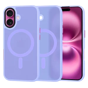 Husa pentru iPhone 16 Plus - Techsuit HaloFrost MagSafe Series - Light Purple