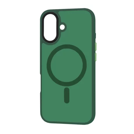 Husa pentru iPhone 16 Plus - Techsuit HaloFrost MagSafe Series - Midnight Green