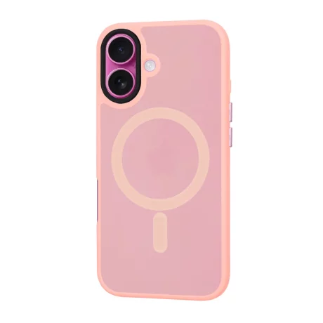 Husa pentru iPhone 16 Plus - Techsuit HaloFrost MagSafe Series - Pink
