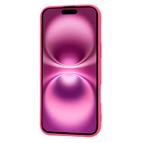 Husa pentru iPhone 16 Plus - Techsuit SoftFlex - Hot Pink