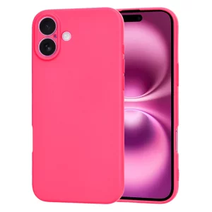 Husa pentru iPhone 16 Plus - Techsuit SoftFlex - Hot Pink