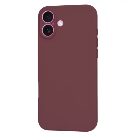 Husa pentru iPhone 16 Plus - Techsuit SoftFlex - Plum Red