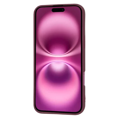 Husa pentru iPhone 16 Plus - Techsuit SoftFlex - Plum Red