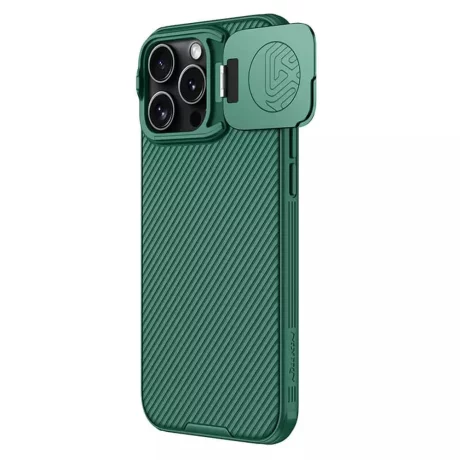 Husa pentru iPhone 16 Pro Max - Nillkin CamShield Prop Magnetic - Green