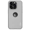 Husa pentru iPhone 16 Pro Max - Nillkin Super Frosted Shield Pro (Logo Cutout) - Titanium Gray