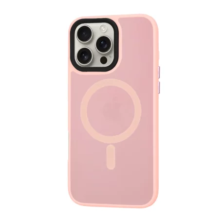 Husa pentru iPhone 16 Pro Max - Techsuit HaloFrost MagSafe Series - Pink