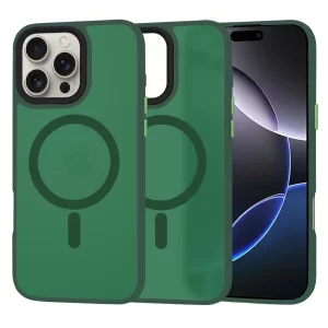Husa pentru iPhone 16 Pro Max - Techsuit HaloFrost Series - Midnight Green