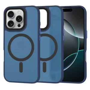 Husa pentru iPhone 16 Pro - Techsuit HaloFrost MagSafe Series - Deep Blue