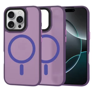 Husa pentru iPhone 16 Pro - Techsuit HaloFrost MagSafe Series - Deep Purple