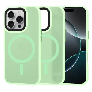 Husa pentru iPhone 16 Pro - Techsuit HaloFrost MagSafe Series - Light Green