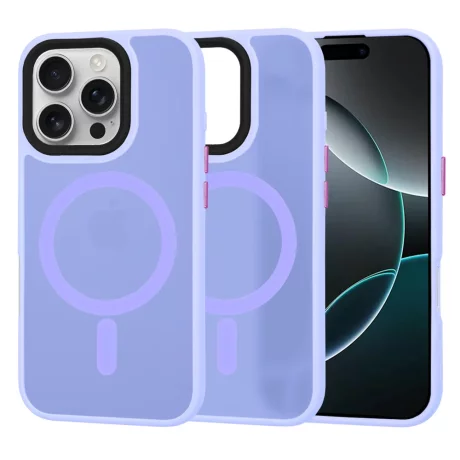 Husa pentru iPhone 16 Pro - Techsuit HaloFrost MagSafe Series - Light Purple