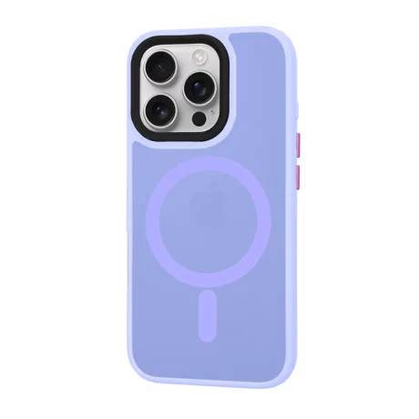 Husa pentru iPhone 16 Pro - Techsuit HaloFrost MagSafe Series - Light Purple