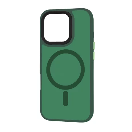 Husa pentru iPhone 16 Pro - Techsuit HaloFrost MagSafe Series - Midnight Green